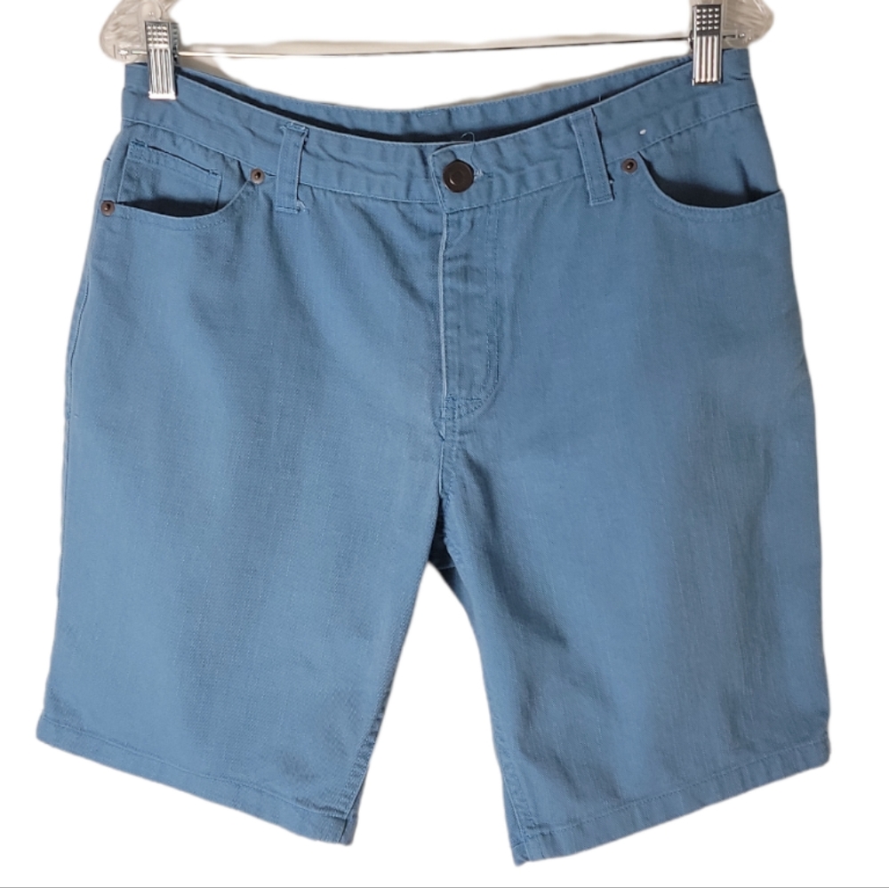 No Boundaries men’s shorts size 32 blue flat front casual chino